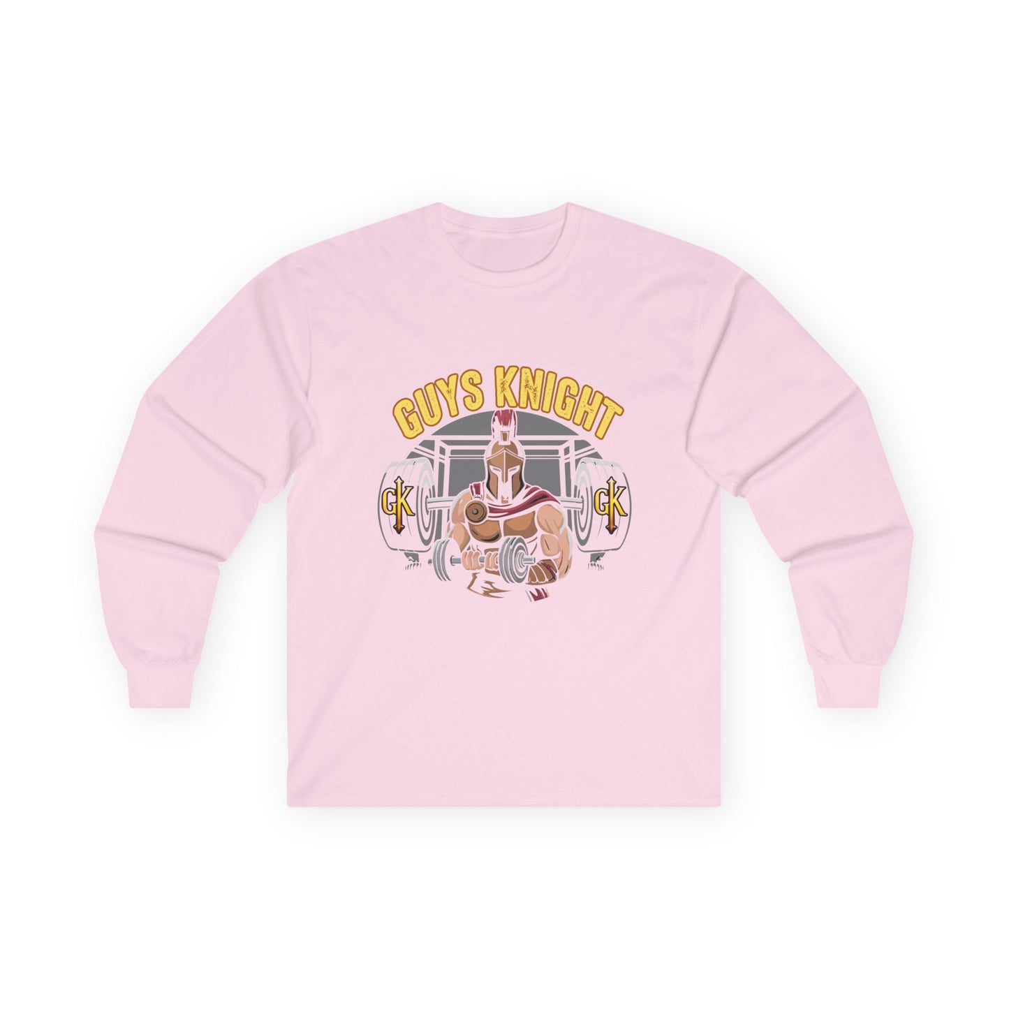 Rainbow Muscles Long Sleeve Tee for Gay Conservative Men