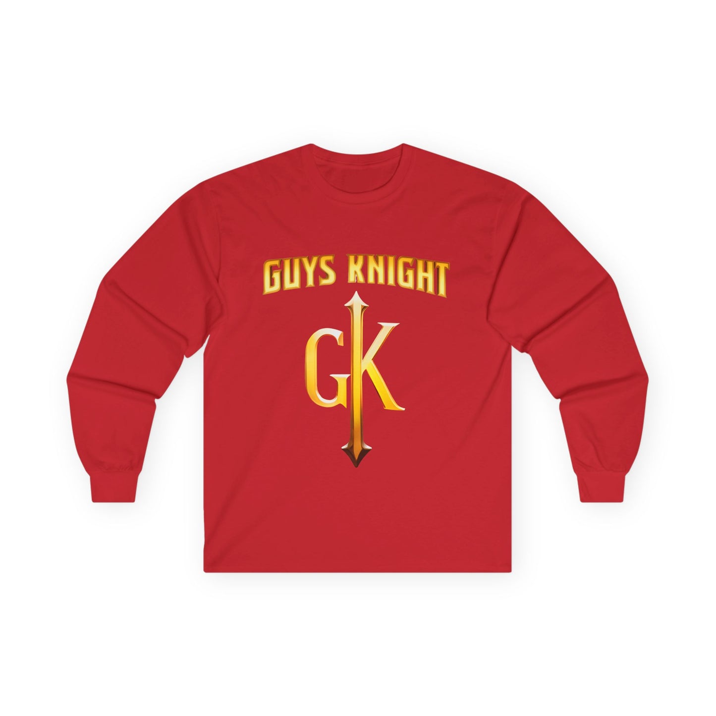 Knight-Themed Unisex Long Sleeve Tee, Perfect for Guys Night, Birthday Gift, Casual Wear, Party Shirt, Adventure and Fun Quotes