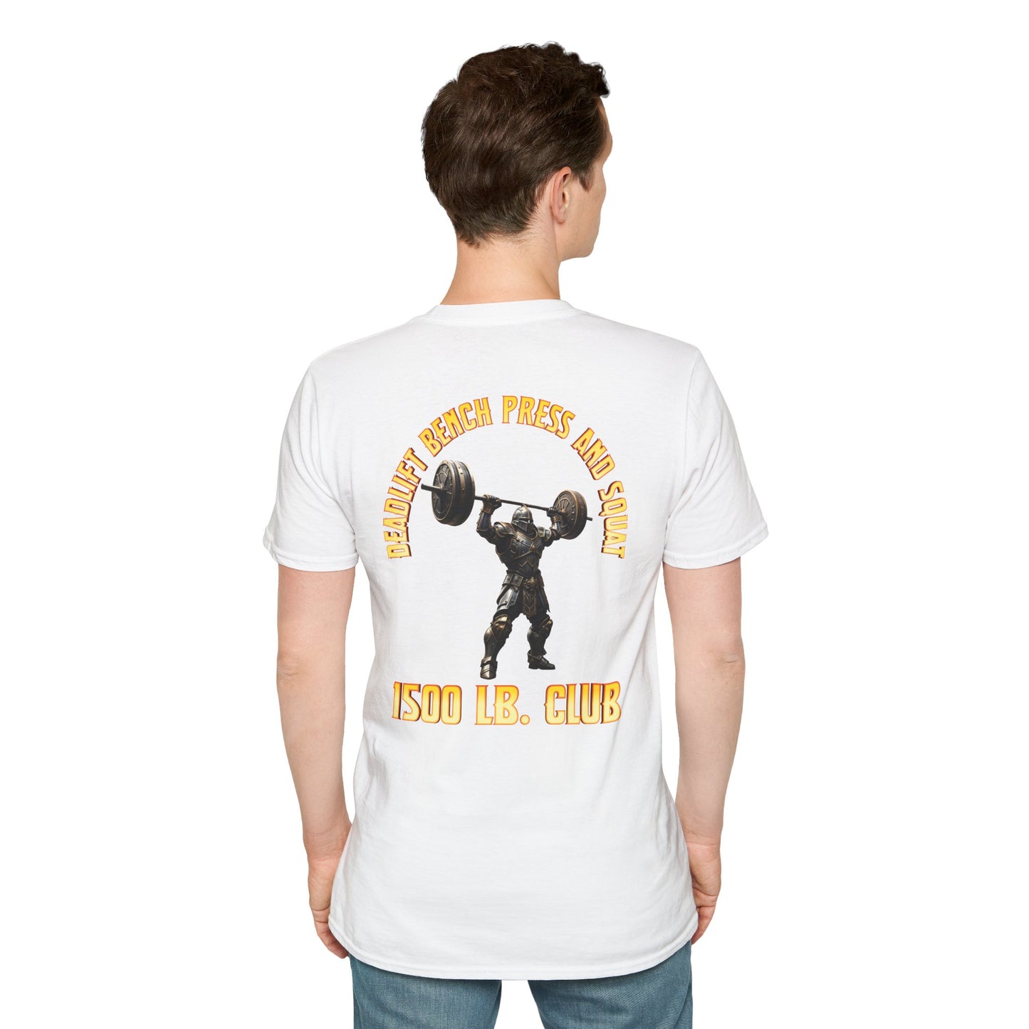 Strength 1500 LB Club Men's T-Shirt - Guys Knight Podcast Design