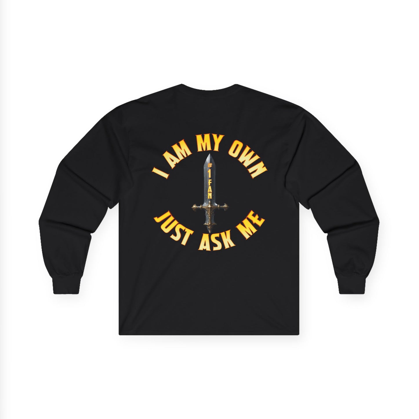 Knight-Themed Unisex Long Sleeve Tee, Perfect for Guys Night, Birthday Gift, Casual Wear, Party Shirt, Adventure and Fun Quotes
