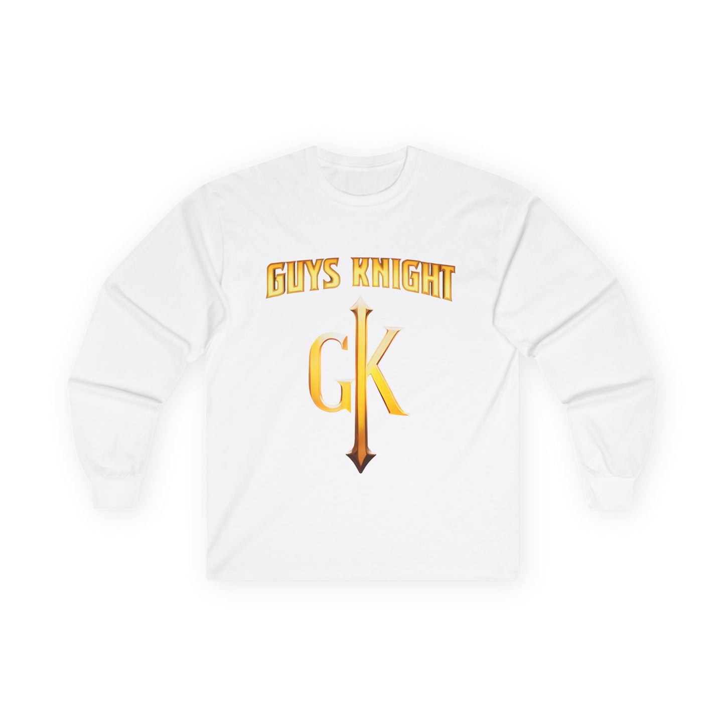 Knight-Themed Unisex Long Sleeve Tee, Perfect for Guys Night, Birthday Gift, Casual Wear, Party Shirt, Adventure and Fun Quotes