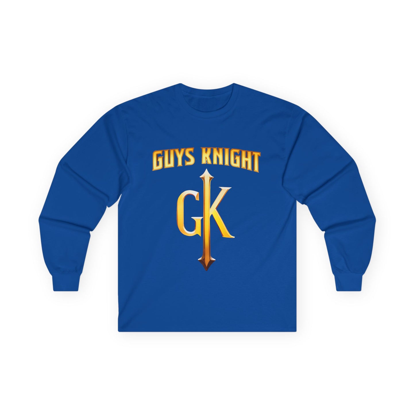 Knight-Themed Unisex Long Sleeve Tee, Perfect for Guys Night, Birthday Gift, Casual Wear, Party Shirt, Adventure and Fun Quotes