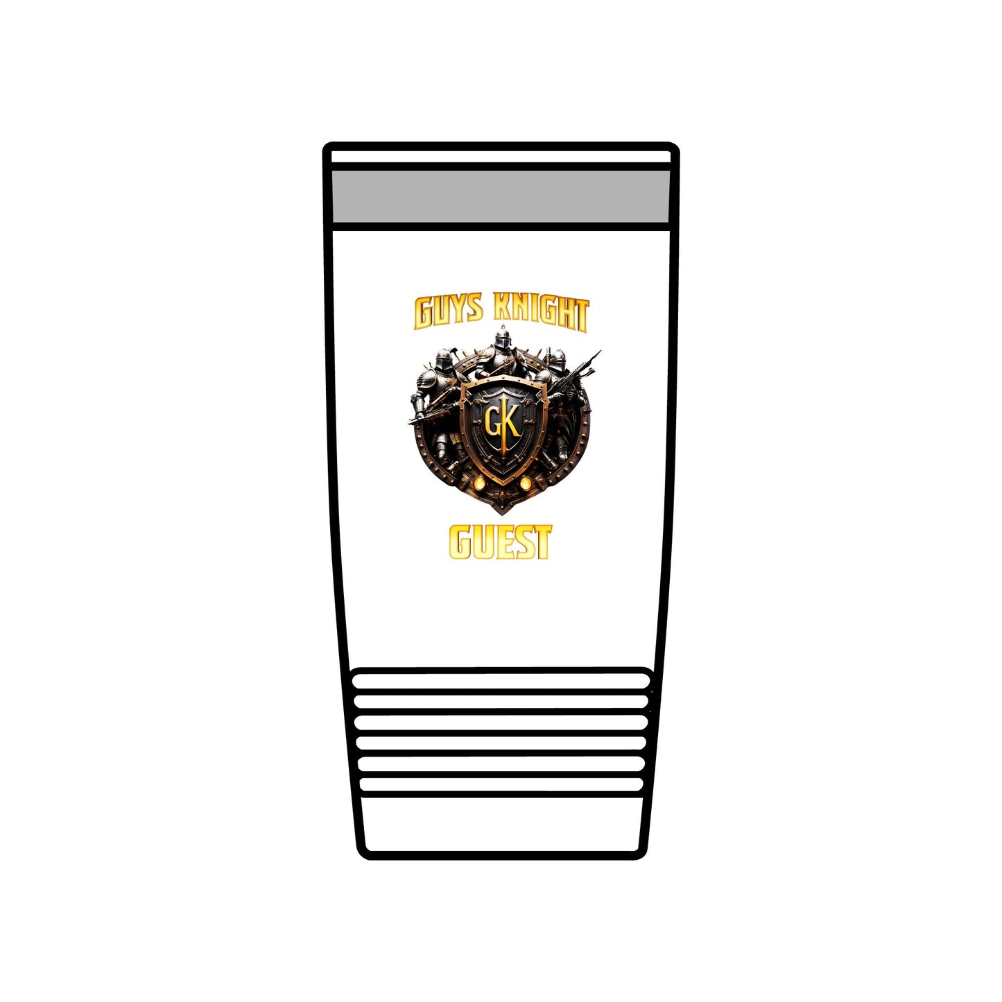 20oz Insulated Tumbler Guys Knight Podcast Guest Cup for Men Only