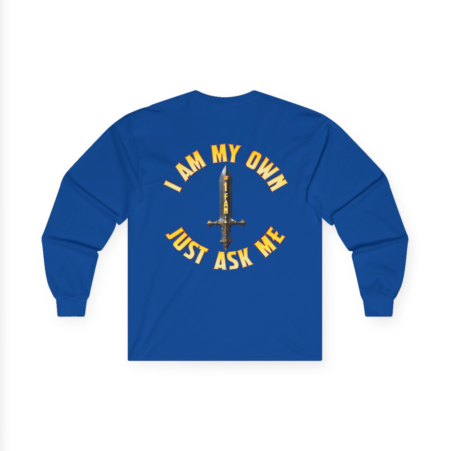 Knight-Themed Unisex Long Sleeve Tee, Perfect for Guys Night, Birthday Gift, Casual Wear, Party Shirt, Adventure and Fun Quotes