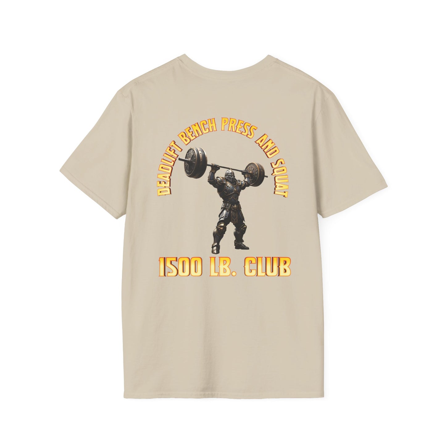 Strength 1500 LB Club Men's T-Shirt - Guys Knight Podcast Design