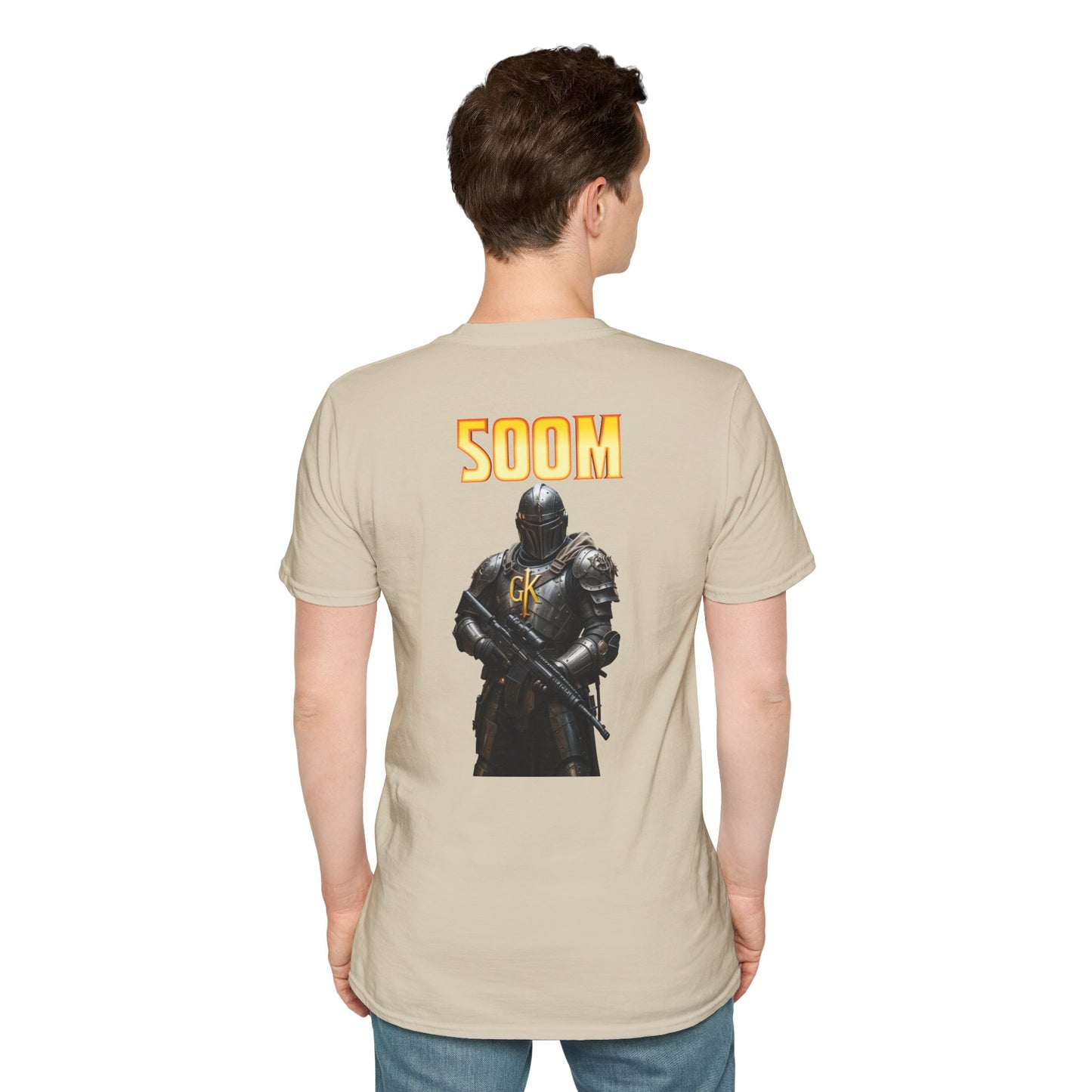 Men's Shooting T-Shirt - Accurate at 500 Meters - Great for Bachelor Parties and Guys Night Out Events