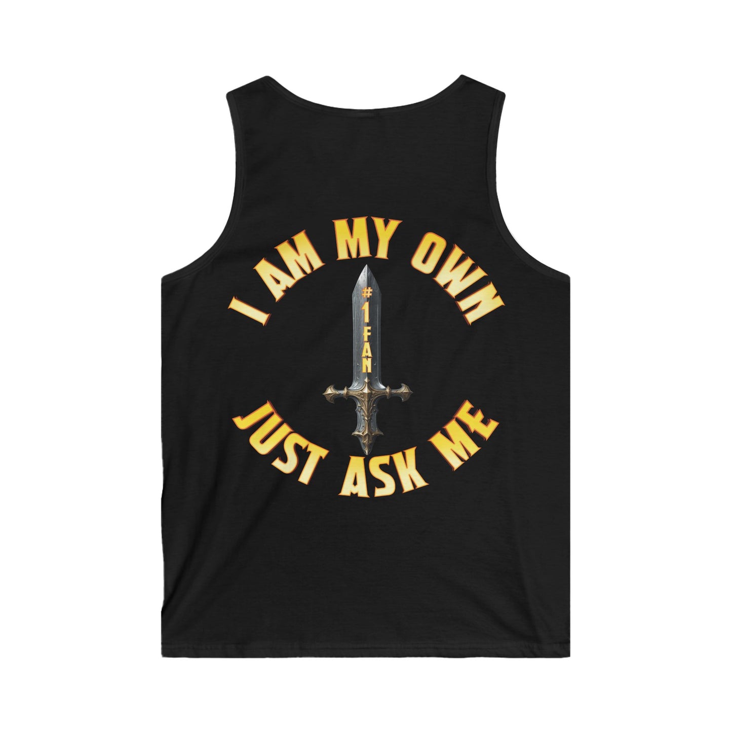Tank Top - I am my own #1 Fan Guys Knight Tank Top - Gym Fashion