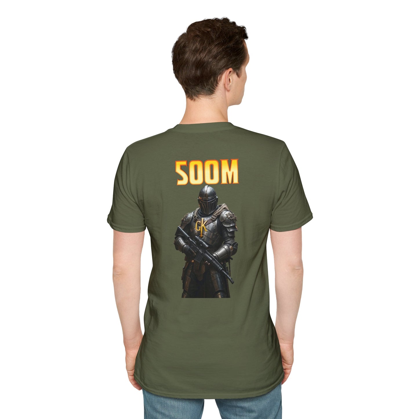 Men's Shooting T-Shirt - Accurate at 500 Meters - Great for Bachelor Parties and Guys Night Out Events