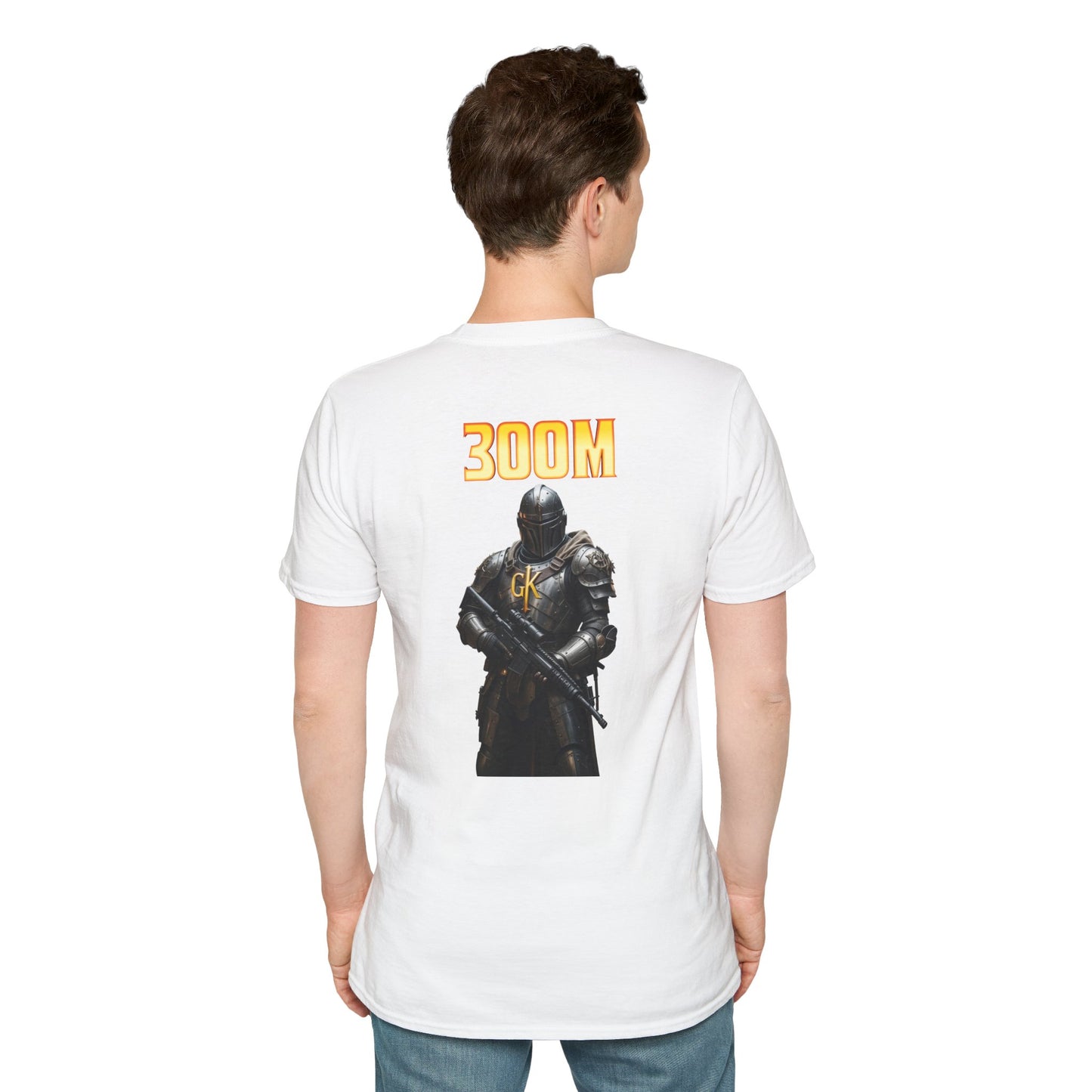 Men's Shooting T-Shirt - Accurate at 300 Meters - Great for Bachelor Parties and Guys Night Out Events
