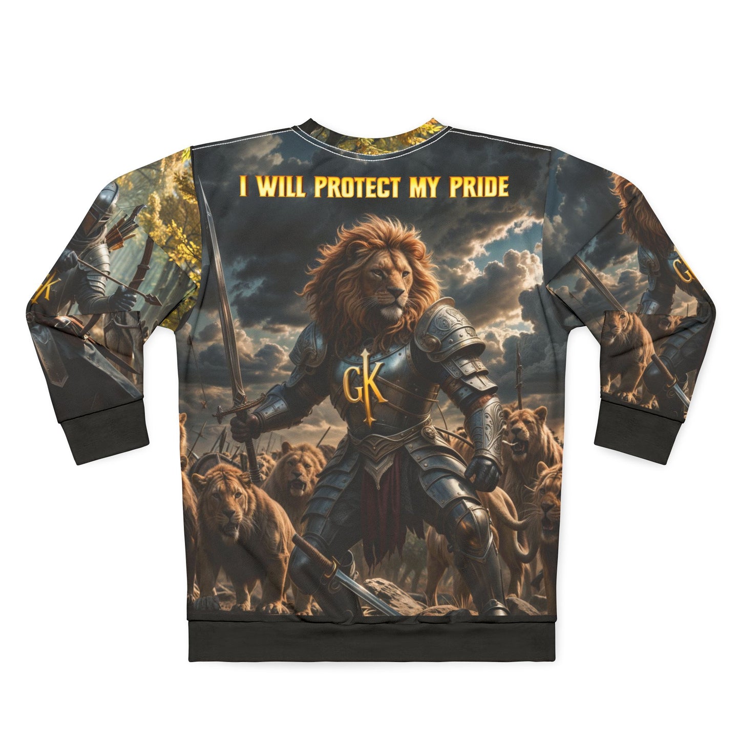 Warrior Spirit Unisex Sweatshirt - 'I Will Provide for My Pack' & 'I Will Protect My Pride'