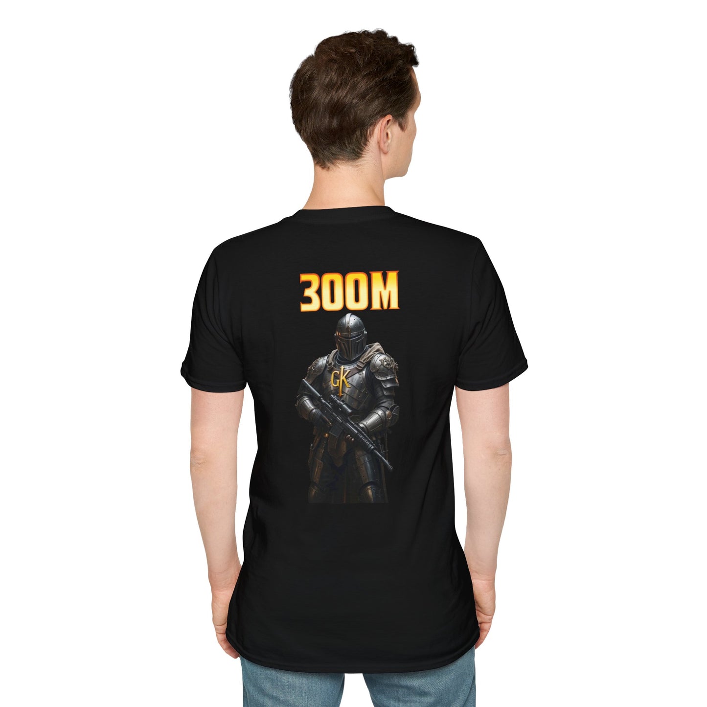 Men's Shooting T-Shirt - Accurate at 300 Meters - Great for Bachelor Parties and Guys Night Out Events